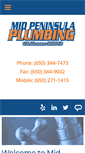 Mobile Screenshot of midpeninsulaplumbing.com